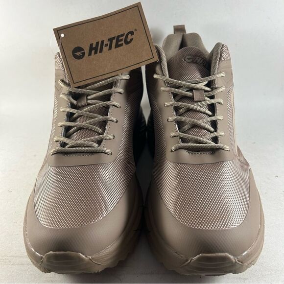 HI-TEC Traveler Men’s Hiking Shoes Lace Up High Top Sneakers Brown Size 8 - Picture 2 of 8